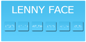 How to Make Lenny Faces